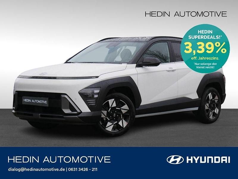 Grau Neu 2025 Hyundai Kona Prime SUV | 30.490 € (Etwas zu teuer) - Bild 1/4