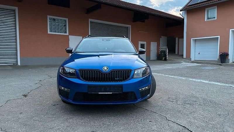 Gebraucht Skoda Octavia RS 184 PS (135 kW) 2014 Blau Kleinwagen