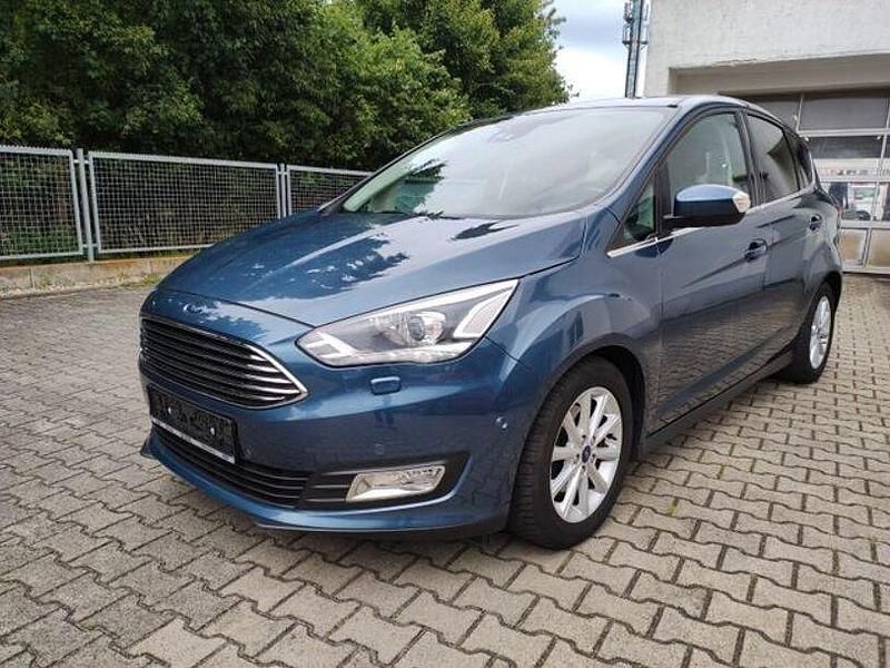 Blau Gebraucht 2019 Ford C-MAX Titanium Van / Kleinbus | 15.690 € (Fairer Preis) - Bild 1/3