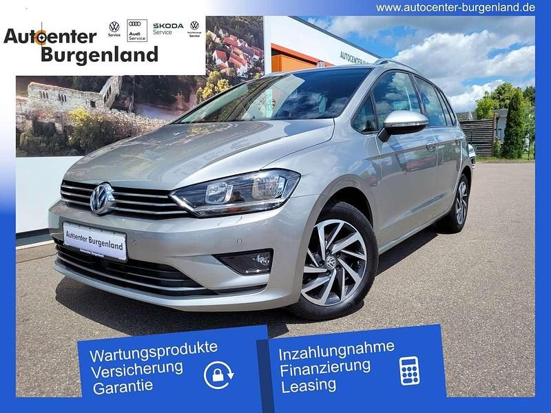 Silber Gebraucht 2017 VW Golf Sportsvan Sound Van / Kleinbus | 14.990 € (Fairer Preis) - Bild 1/4