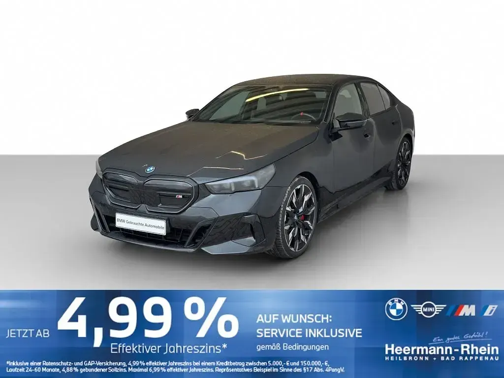 Gebraucht BMW i5 M Sport 442 kW (601 PS) 2024 Saphirschwarz met. Limousine