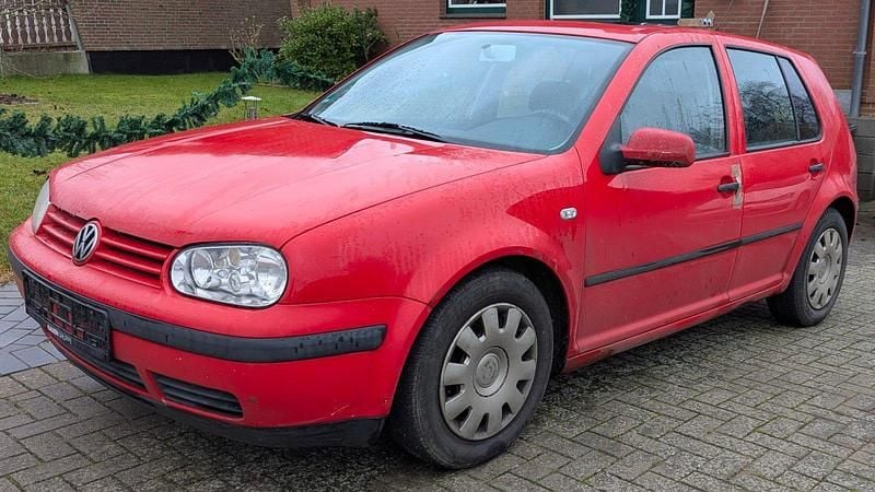 Rot Gebraucht 1999 VW Golf IV Limousine | 400 € (Superpreis) - Bild 1/4