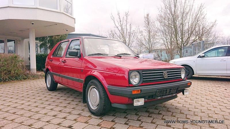 Gebraucht VW Golf II 69 PS (50 kW) 1990 Rot Kleinwagen