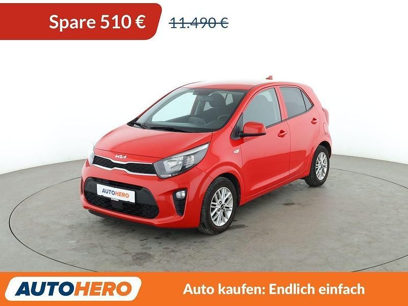 Rot Gebraucht 2022 Kia Picanto DREAM-TEAM Edition Kleinwagen | 10.980 € (Fairer Preis) - Bild 1/3
