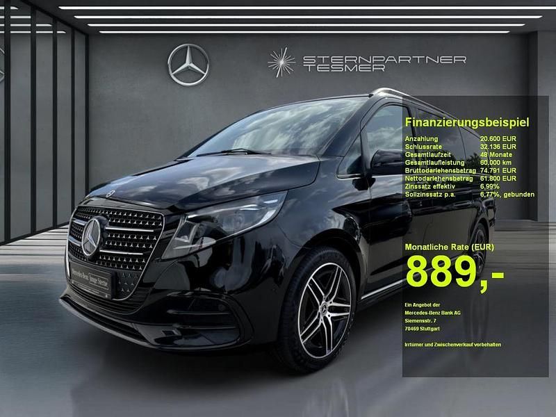 Schwarz Gebraucht 2024 Mercedes V300 Avantgarde Van / Kleinbus | 82.390 € - Bild 1/3