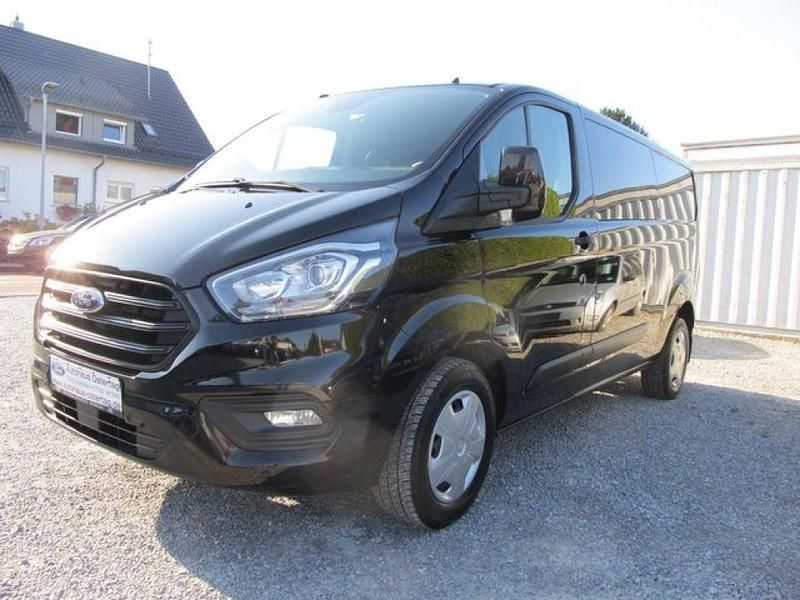 Iridiumschwarz Gebraucht 2020 Ford Transit Custom Trend Kombi | 17.850 € - Bild 1/4