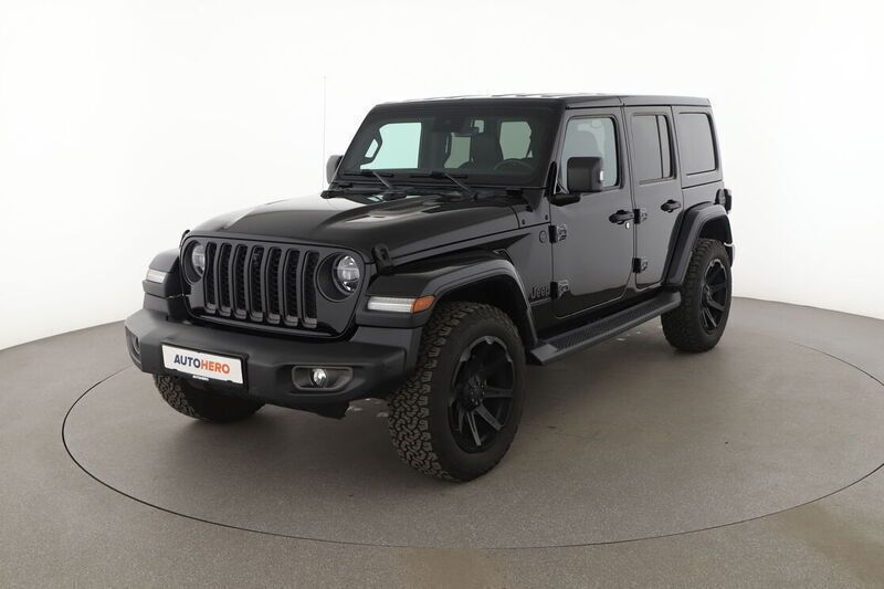 Schwarz Gebraucht 2021 Jeep Wrangler Unlimited Sahara SUV | 46.160 € (Guter Preis) - Bild 1/4