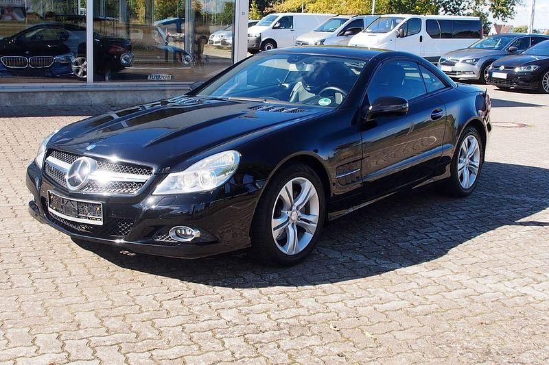Obsidianschwarz Gebraucht 2009 Mercedes SL350 Cabrio | 24.998 € (Guter Preis) - Bild 1/4