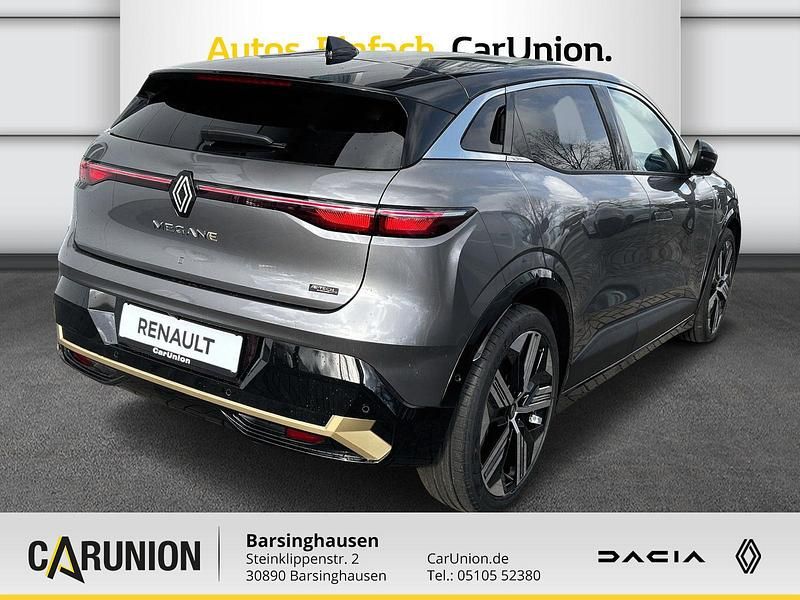 Gebraucht Renault Megane E-Tech Iconic 160 kW (218 PS) 2024 Dolomitgrau, black pearlschwarz metallic Limousine