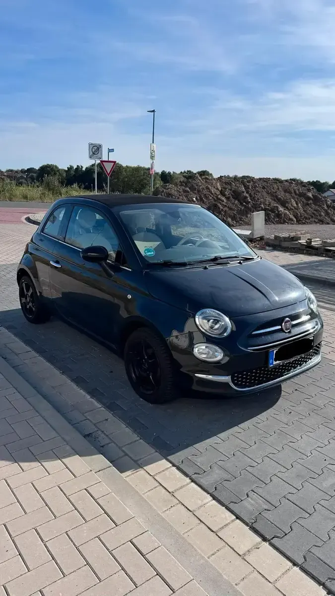 Gebraucht Fiat 500C 105 PS (77 kW) 2018 Schwarz Cabrio