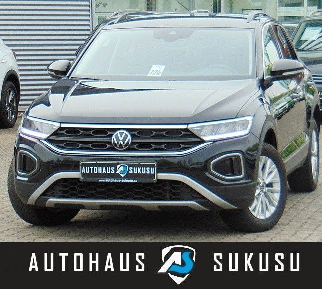 Schwarz Gebraucht 2023 VW T-Roc Life SUV | 18.990 € (Fairer Preis) - Bild 1/4