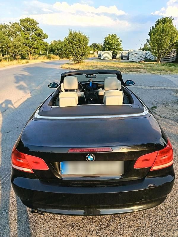 Schwarz Gebraucht 2008 BMW 325 Cabriolet Cabrio | 8.499 € (Etwas zu teuer) - Bild 1/4