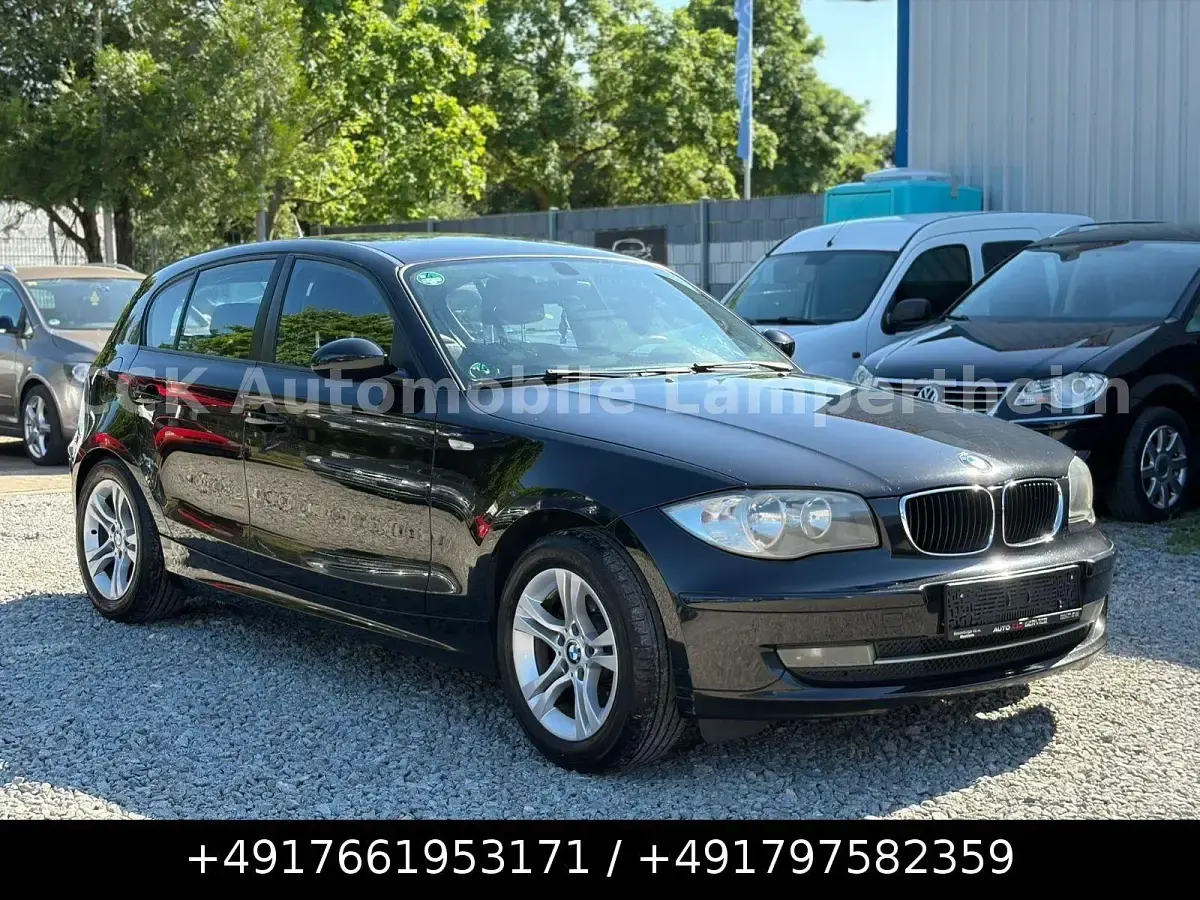 Gebraucht BMW 118 143 PS (105 kW) 2007 Schwarz Kleinwagen