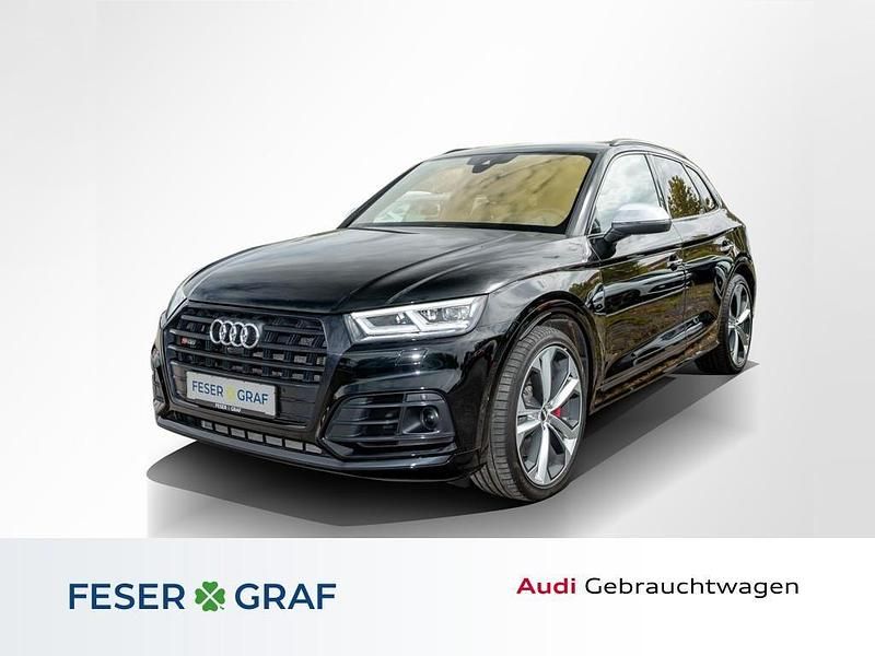 Mythosschwarz metallic Gebraucht 2020 Audi SQ5 Ambiente SUV | 37.990 € (Superpreis) - Bild 1/4