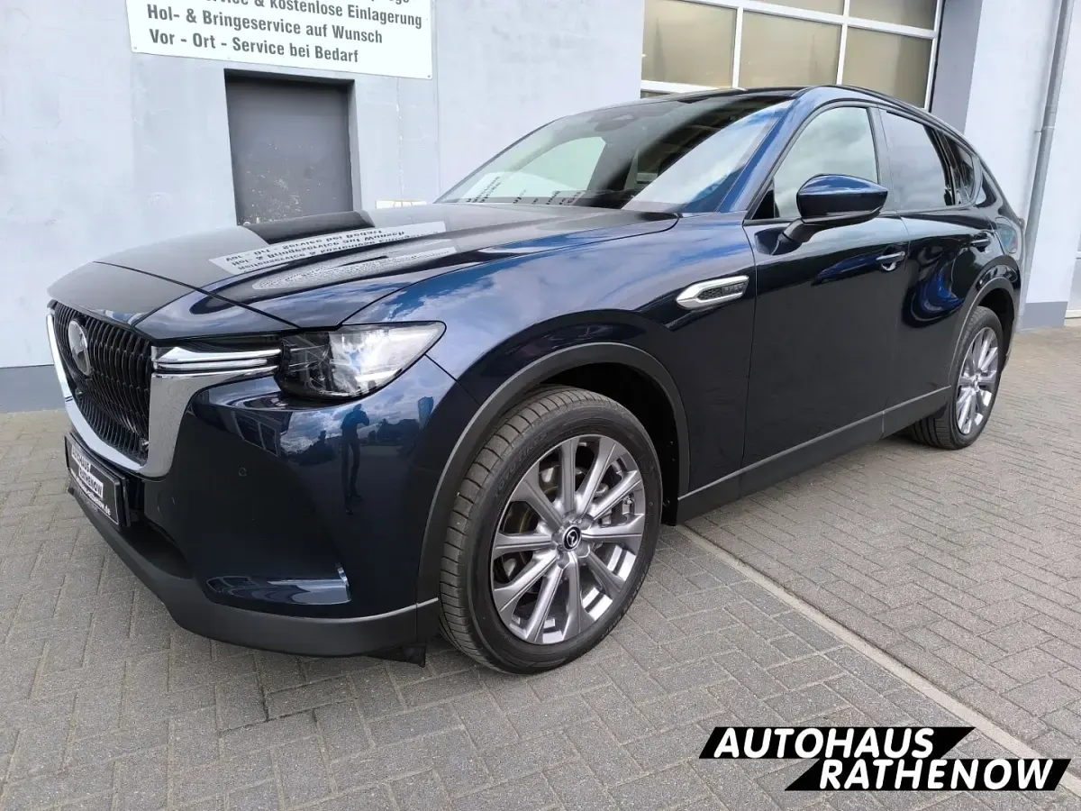 Gebraucht Mazda CX-60 Exclusive-Line 328 PS (241 kW) 2024 Mitternachtsblau metallic SUV