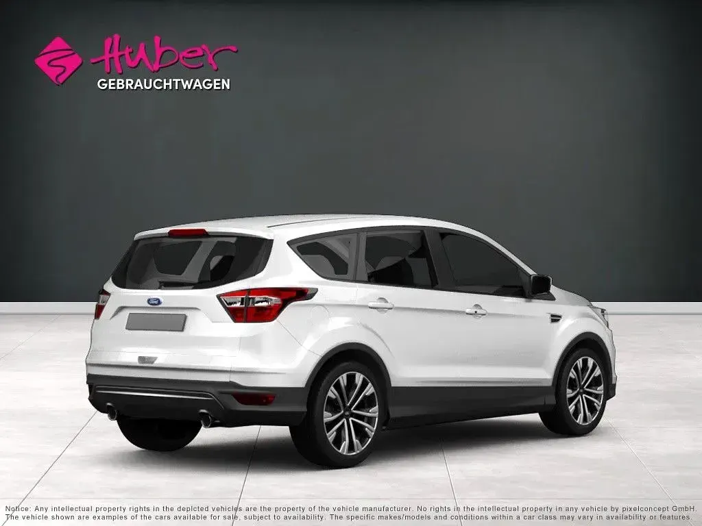 Gebraucht Ford Kuga ST-Line 175 PS (128 kW) 2018 Weiß SUV