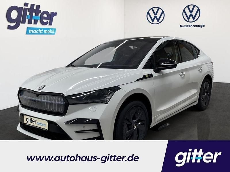 Moonweiss metallic Gebraucht 2025 Skoda Enyaq iV Lounge SUV | 45.995 € (Guter Preis) - Bild 1/4