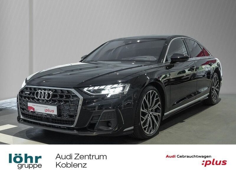 Sebringschwarz kristalleffekt Gebraucht 2023 Audi A8 S-Line Limousine | 84.480 € (Teuer) - Bild 1/4