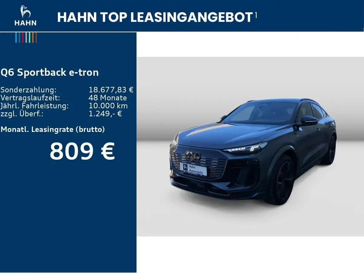 Neu Audi Q6 e-tron Performance 225 kW (306 PS) 2026 Daytonagrau perleffekt SUV