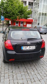Gebraucht Kia Ceed 109 PS (80 kW) 2007 Schwarz Kleinwagen