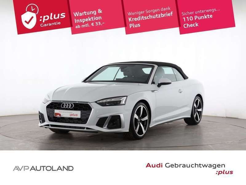 Weiß Gebraucht 2024 Audi A5 Cabriolet S-Line Cabrio | 43.969 € (Guter Preis) - Bild 1/2