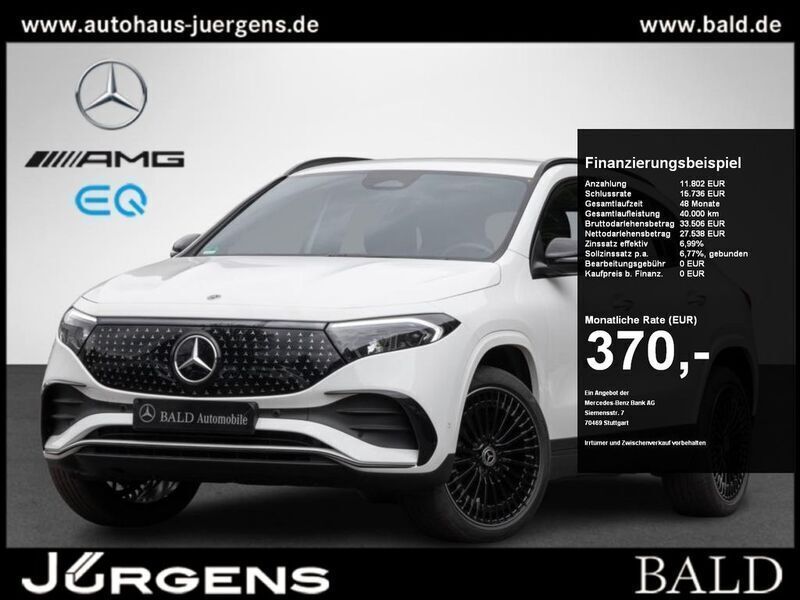 Polarweiss Gebraucht 2024 Mercedes EQA300 AMG SUV | 41.350 € (Teuer) - Bild 1/4