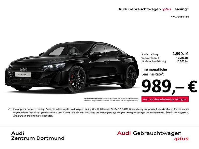 Schwarz Gebraucht 2025 Audi e-tron GT quattro Sport Limousine | 102.711 € (Teuer) - Bild 1/4