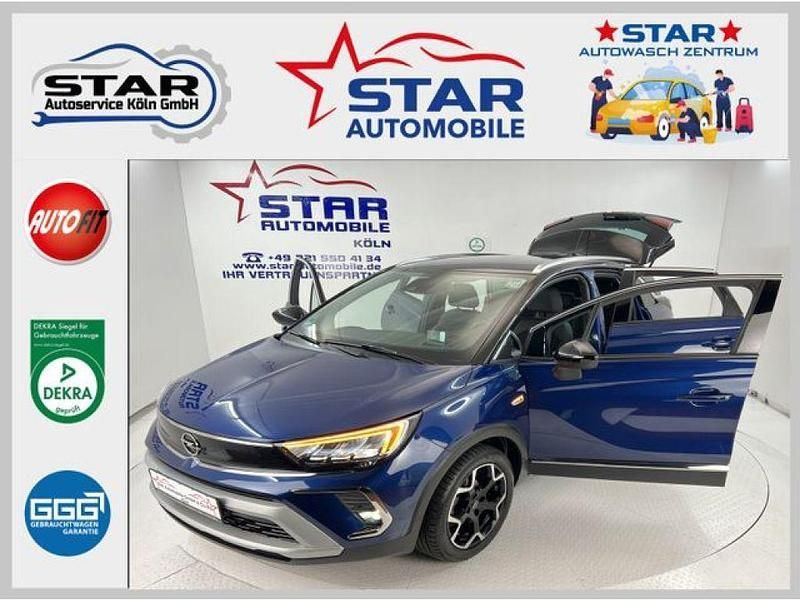 Nautic blau (metallic) Gebraucht 2022 Opel Crossland X Ultimate SUV | 15.890 € (Fairer Preis) - Bild 1/4