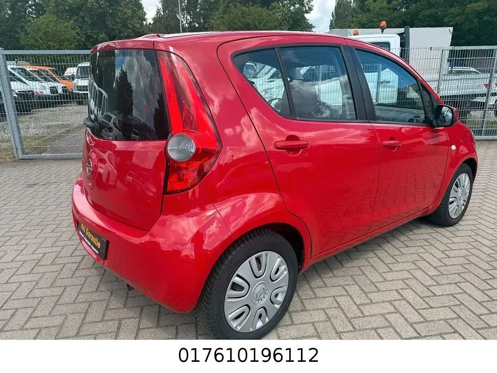 Gebraucht Opel Agila Edition 94 PS (69 kW) 2013 Rot Kleinwagen