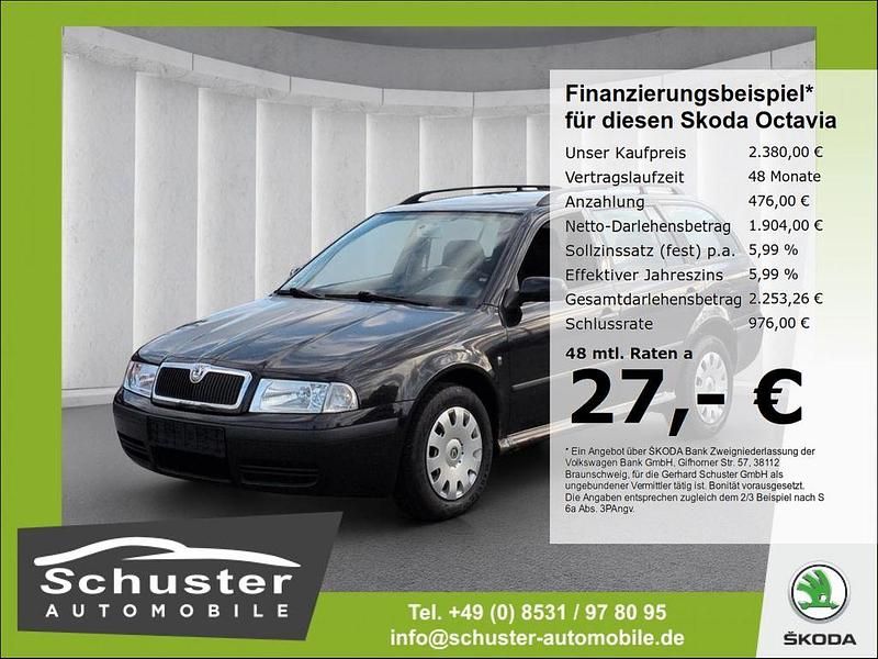 Schwarz Gebraucht 2008 Skoda Octavia Tour Kombi | 2.380 € (Guter Preis) - Bild 1/4