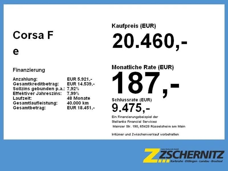 Gebraucht Opel Corsa-e 100 kW (136 PS) 2023 Lackierung schwarz perla nera/ Kleinwagen