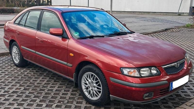 Gebraucht Mazda 626 90 PS (66 kW) 1998 Rot Kleinwagen