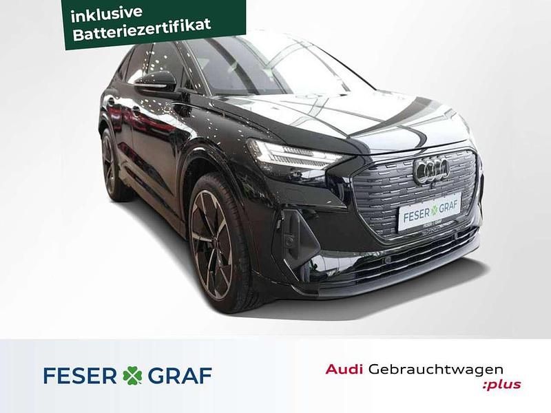 Mythosschwarz metallic Gebraucht 2024 Audi Q4 Sportback e-tron Ambiente SUV | 52.690 € - Bild 1/4