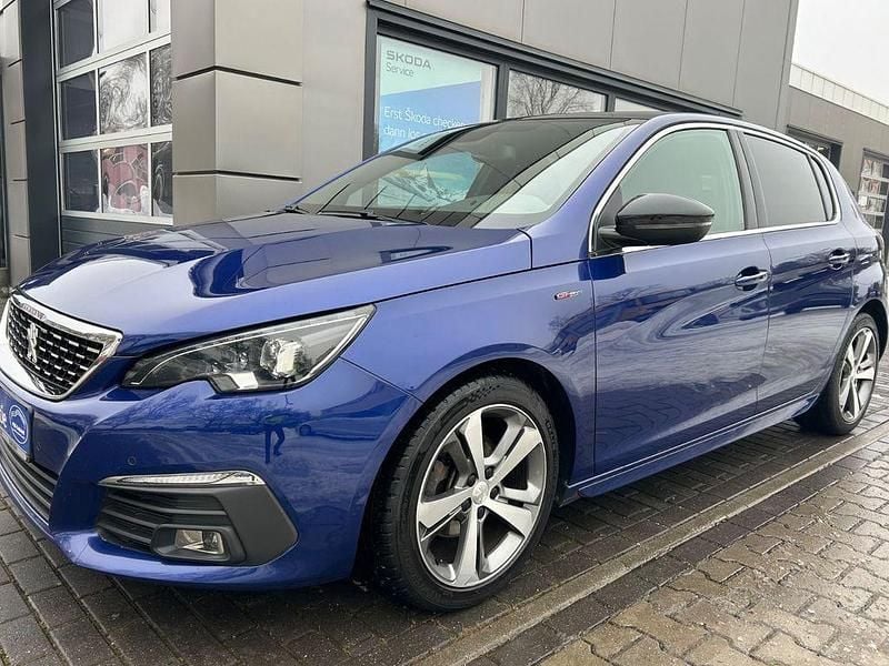 Blau Gebraucht 2018 Peugeot 308 GTi Limousine | 8.950 € (Superpreis) - Bild 1/4