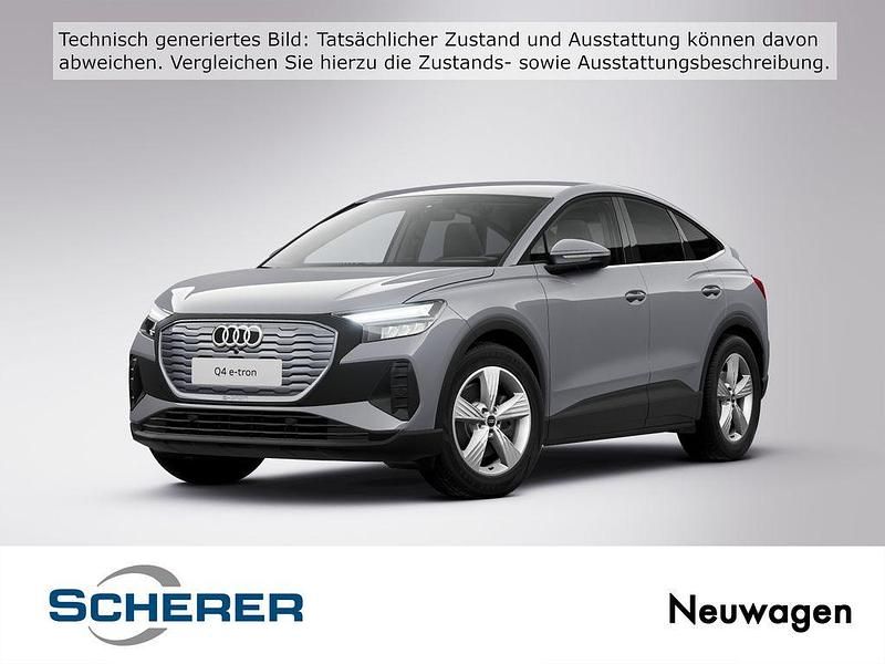 Grau Neu 2025 Audi Q4 Sportback e-tron Sport SUV | 55.900 € (Fairer Preis) - Bild 1/4