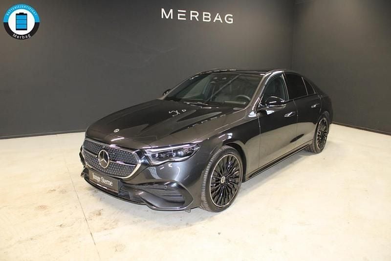 Graphitgrau metallic Gebraucht 2024 Mercedes E400 AMG Limousine | 64.960 € (Superpreis) - Bild 1/4