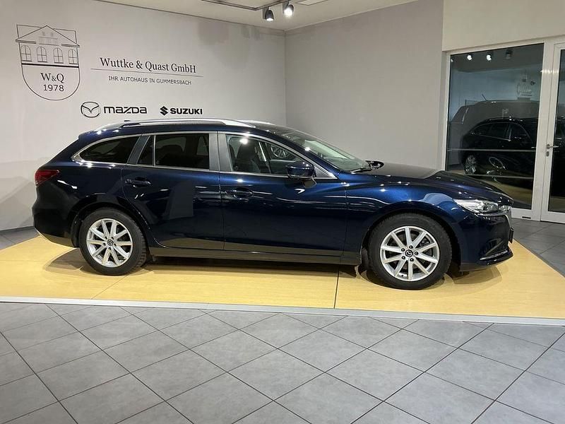 Gebraucht Mazda 6 150 PS (110 kW) 2021 Deep crystal blue Kombi