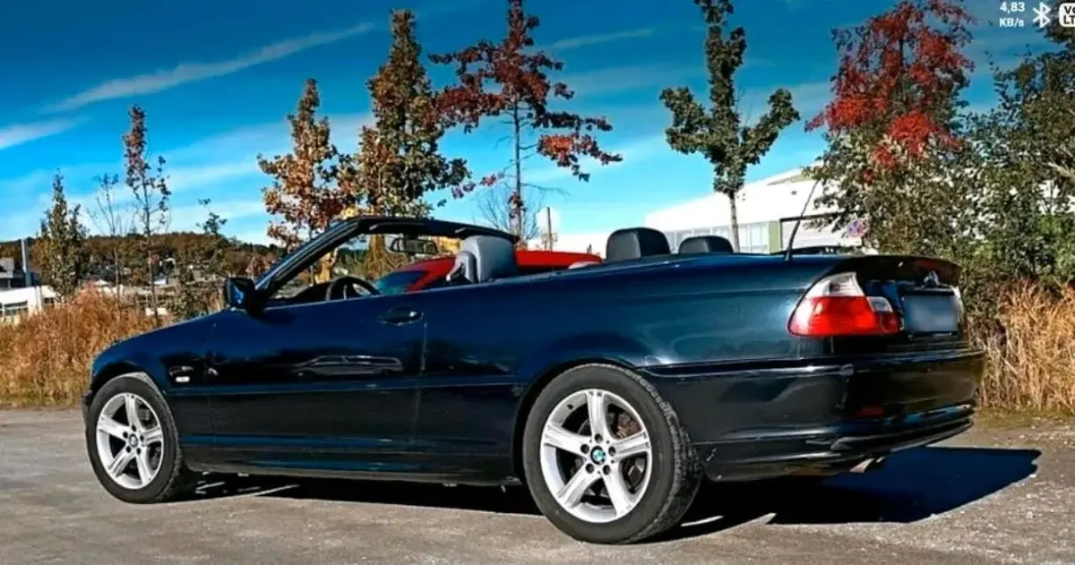 Gebraucht BMW 323 Cabriolet 171 PS (125 kW) 2000 Schwarz Cabrio