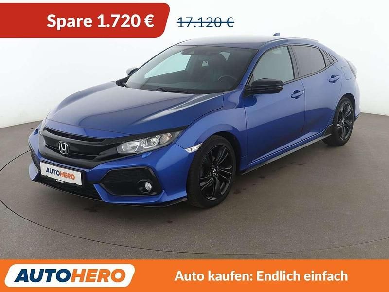 Gebraucht Honda Civic Dynamic 126 PS (92 kW) 2019 New sporty blue Kleinwagen