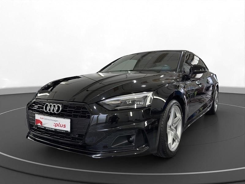 Mythosschwarz Gebraucht 2021 Audi A5 Advanced Coupé | 28.770 € (Superpreis) - Bild 1/4
