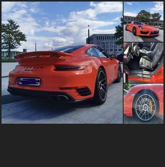 Gebraucht Porsche 911 Turbo 540 PS (397 kW) 2017 Lavaorange (metallic) Coupé