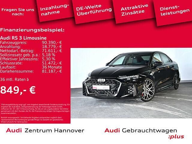 Gebraucht Audi RS3 Ambiente 400 PS (294 kW) 2024 Mythosschwarz metallic Limousine