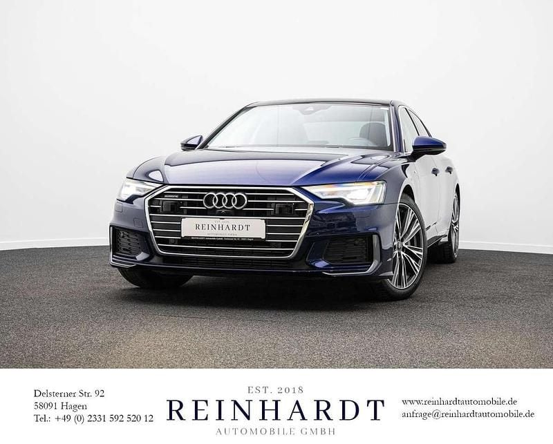 Navarrablau metallic Gebraucht 2021 Audi A6 S-Line Limousine | 38.735 € (Guter Preis) - Bild 1/3
