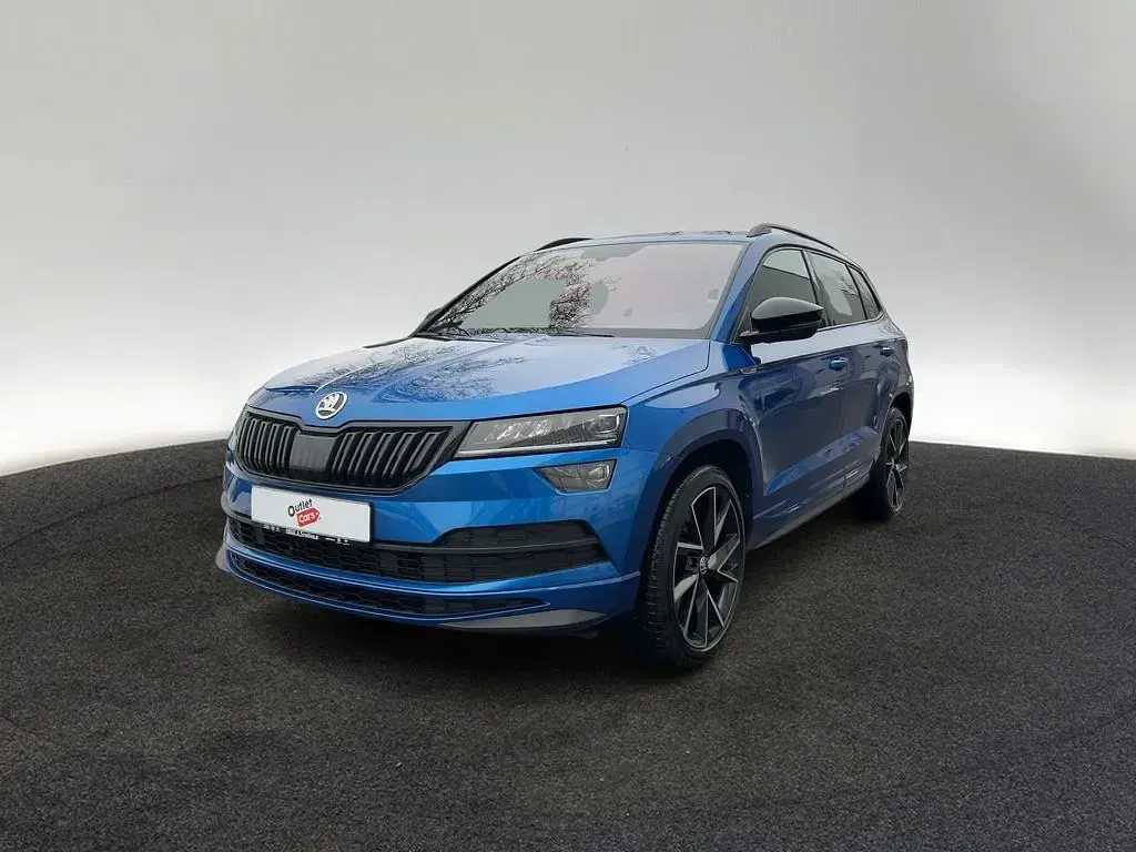 Gebraucht Skoda Karoq SportLine 190 PS (139 kW) 2021 Blau SUV