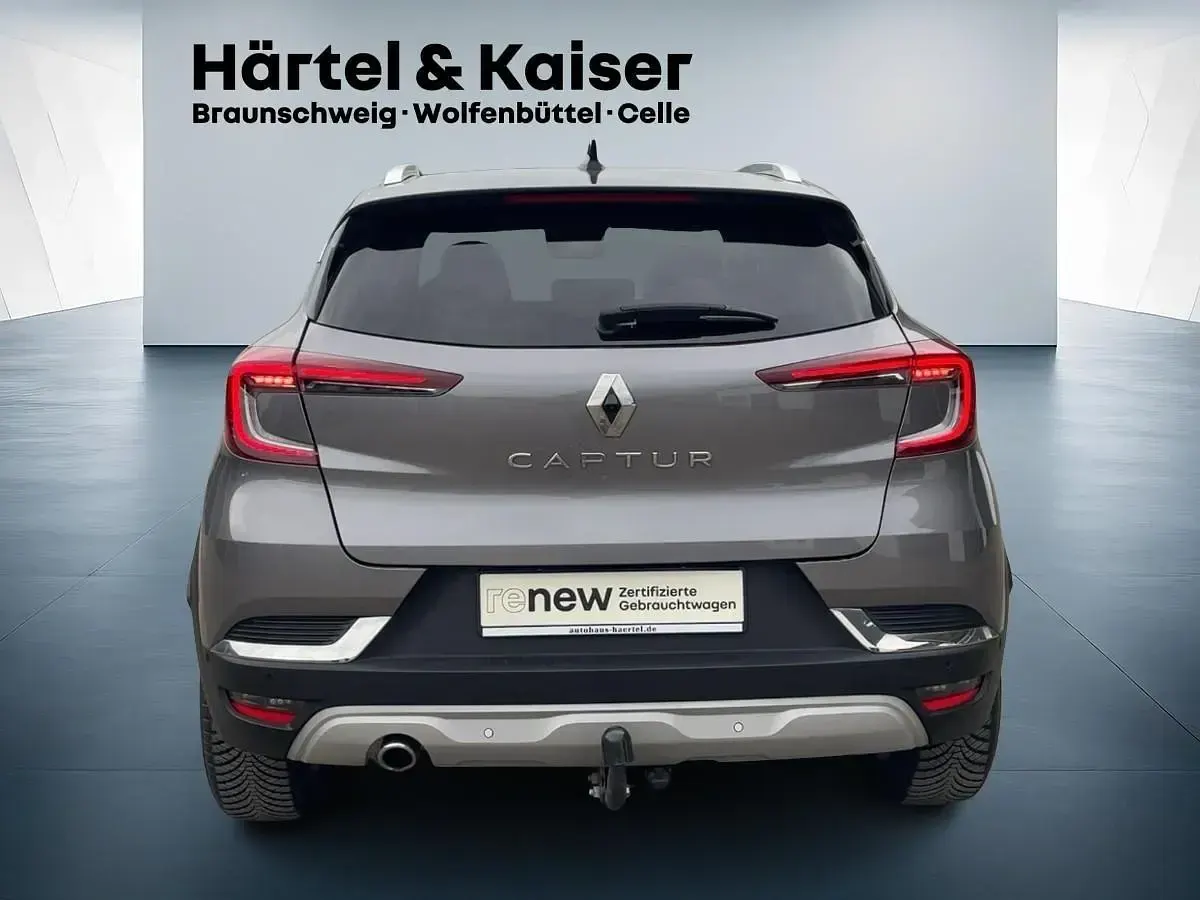 Gebraucht Renault Captur Intens 116 PS (85 kW) 2021 Stahlgraumetallic/dach blackpearlschwarzmetall (grau) SUV
