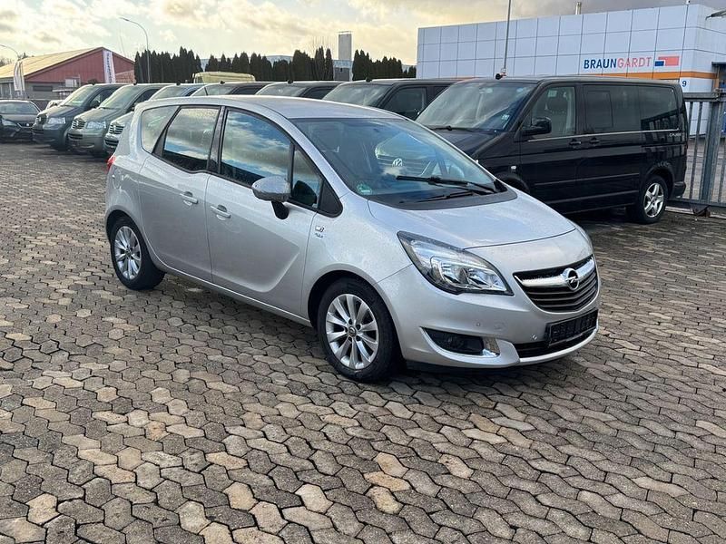 Gebraucht Opel Meriva drive 110 PS (80 kW) 2016 Silber Van / Kleinbus