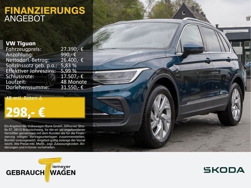 Blau Gebraucht 2024 VW Tiguan Move SUV | 26.980 € (Superpreis) - Bild 1/4