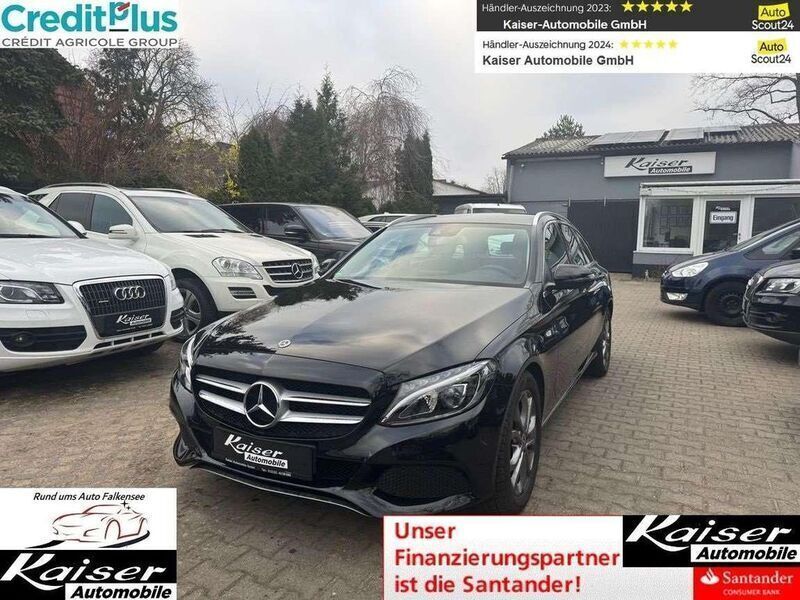 Schwarz Gebraucht 2017 Mercedes C200 Avantgarde Limousine | 13.900 € (Superpreis) - Bild 1/4