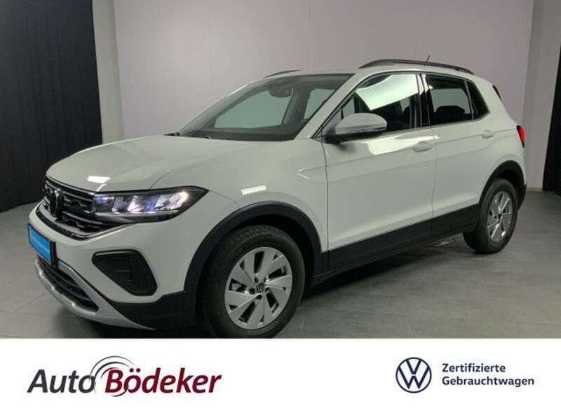 Pure white Gebraucht 2024 VW T-Cross Life SUV | 25.990 € (Fairer Preis) - Bild 1/4