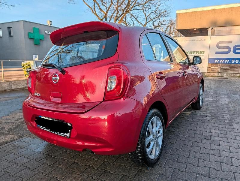 Gebraucht Nissan Micra Acenta 80 PS (58 kW) 2014 Rot Kleinwagen